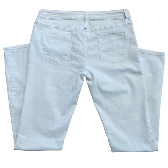 prAna Kara White Five Pocket Denim Jeans Size 12/31 Model #W4KARA115 - Picture 7 of 13